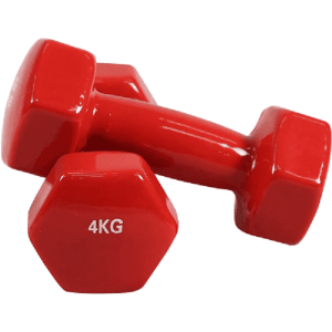 Vinyl dumbbell 8kg (4kg x2 pair)