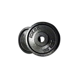 SOLID IRON PLATE 1'' HOLE, 1.2KG, 2.5kg, 5kg, 10kg, 15kg, 20 kg Black color Solid Iron Dumbbell Plates