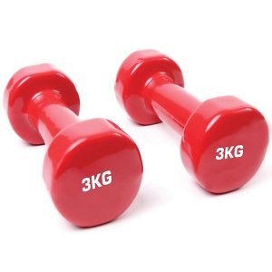 vinyl dumbbell 3Kg pair (3kg x 2)