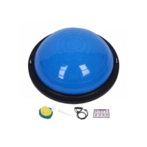 High Quality 58cm Explosion Proof Thickened Fitness Half Pilates Balance Bosuing Yoga Ball