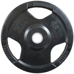 BLACK RUBBER COATED OP PLATE 20 kg