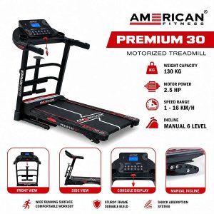 American Fitness Premium 30 Motorized Treadmill Ultra Runner Edition